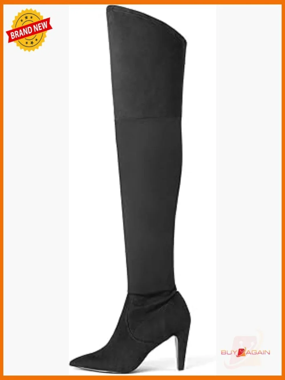 Women's Thigh High Boots Over The Knee Heels Pointed Toe Stiletto